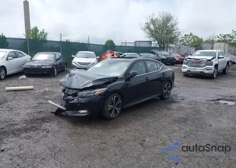 2021 Nissan Sentra Sr Xtronic Cvt z USA, uszkodzony, nr VIN 3N1AB8DV2MY321071